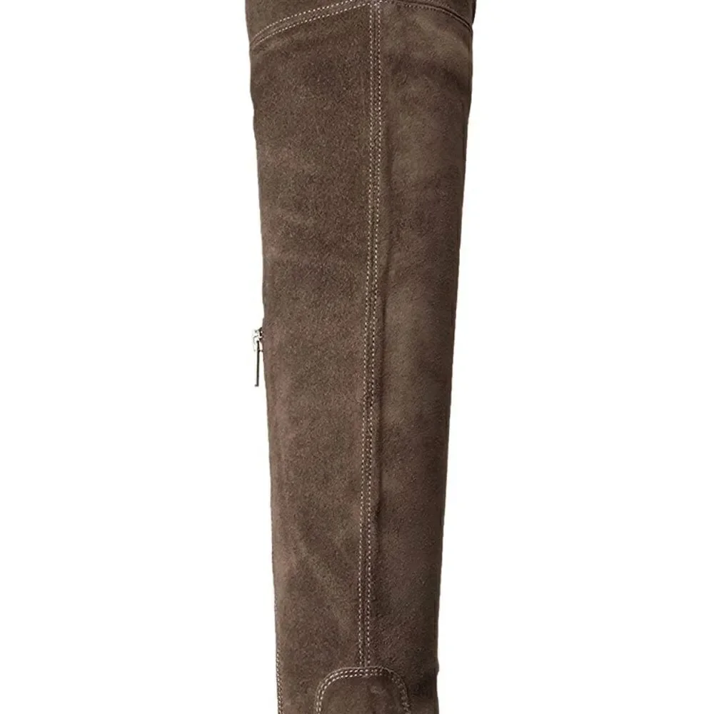 FRYE Women's Shirley Over-The-Knee Engineer Boot Size 5.5 NEW Smoke Color
